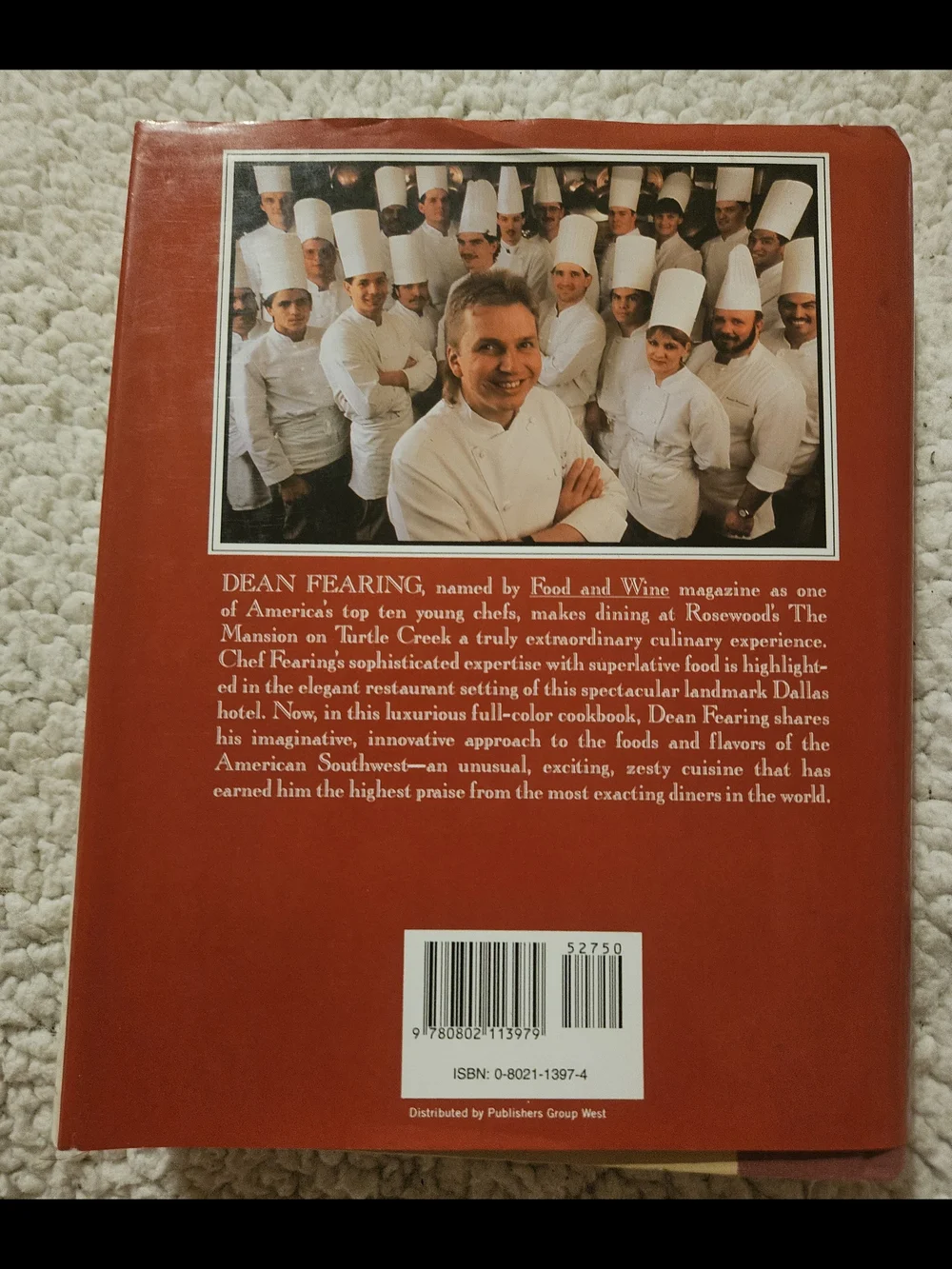 The Mansion on Turtle Creek Cookbook By Dean Fearing